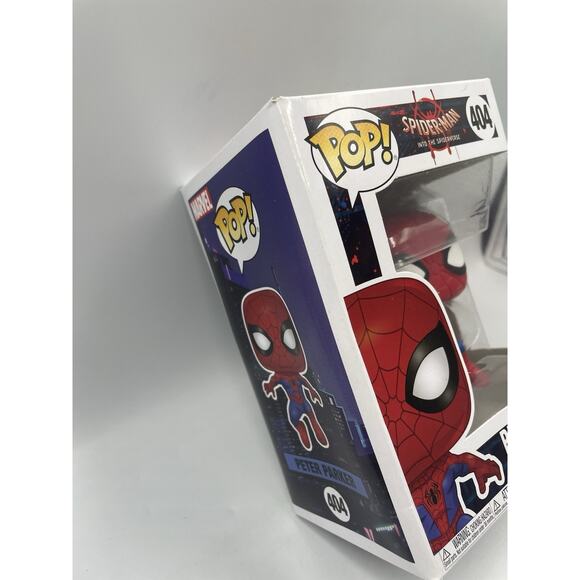Funko Pop! Spider-Man Into the Spiderverse Peter Parker #404 Vinyl - Picture 4 of 7